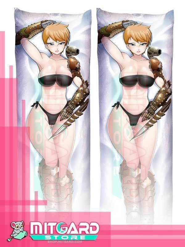 DOOM Sexy Girl OC Body pillow case dakimakura - 50cmx150cm / Soft Satin / 2 Sides Printed - 1